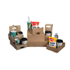 Take-Out Box 10X6.75X2.5 IN CRB Kraft Rectangle 1-Piece 250/Case