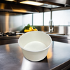 Victoria Bay Hot Food Container Base 24 OZ Double Wall Poly-Coated Paper White Round 600/Case
