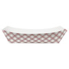 Victoria Bay Food Tray 5 LB Paper Red Plaid 500/Case