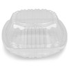Victoria Bay Take-Out Container Hinged 5X5 IN PET Clear Square 250/Case