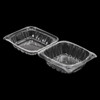 Victoria Bay Sandwich Take-Out Container Hinged 5X5 IN PS Clear Square Lock 125 Count/Pack 3 Packs/Case 375 Count/Case