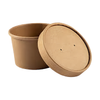 Victoria Bay Food Container Base & Lid Combo 8 OZ Paperboard Kraft Vented 250/Case