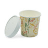 Victoria Bay Food Container Base & Lid Combo With Flat Lid 16 OZ Paperboard Multicolor Swirl Design Round Tall 250/Case