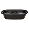 Victoria Bay Food Container 32 OZ MFPP Black Oblong Microwave Safe 63 Count/Pack 4 Packs/Case 252 Count/Case