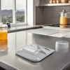 Thermosource Tooling Lid 9X9 IN 3 Compartment PP Clear For Container 200/Case