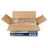 Victoria Bay Take-Out Container Hinged 9X6 IN 2 Compartment Plant Fiber Brown Rectangle 250/Case