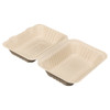 Victoria Bay Take-Out Container Hinged 9X6X3 IN Plant Fiber Brown Rectangle 250/Case