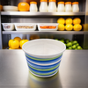 Victoria Bay Food Container Base 8-10 OZ Paperboard Multicolor Swirl Design Round 1000/Case