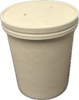 Victoria Bay Food Container Base & Lid Combo 32 OZ Paper Kraft Round 250/Case