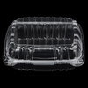 Victoria Bay Take-Out Container Hinged Large (LG) 9X9 IN PS Clear Square Lock 100 Count/Pack 2 Packs/Case 200 Count/Case