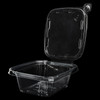 Victoria Bay Deli Container Hinged 12 OZ RPET Clear Tamper-Evident 60 Count/Pack 4 Packs/Case 240 Count/Case