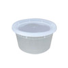 Victoria Bay Deli Container Base & Lid Combo 12 OZ PP Clear Round Heavy Duty 240/Case
