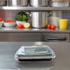 Victoria Bay Take-Out Container Base & Lid Combo 16 OZ Plastic Black Clear Rectangle 150/Case