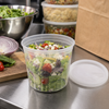 Victoria Bay Deli Container Base & Lid Combo With Polyethylene (PE) Lid 32 OZ PP Round 240/Case