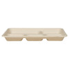 Victoria Bay Cafeteria & School Lunch Tray 10X8X1 IN 5 Compartment Pulp Fiber Natural 240/Case