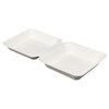 Victoria Bay Take-Out Container Hinged 9X9X3 IN Plant Fiber White Square 200/Case