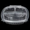 Victoria Bay Take-Out Container Hinged 8X8X2 IN 3 Compartment PP Clear Square 180/Case