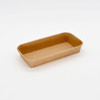 Food Tray Base & Lid Combo With Flat Lid 8.75X3.5X1 IN Kraft 200/Case