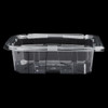 Victoria Bay Deli Container Hinged 24 OZ RPET Clear Tamper-Evident 100 Count/Pack 2 Packs/Case 200 Count/Case