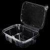 Victoria Bay Deli Container Hinged 24 OZ RPET Clear Tamper-Evident 100 Count/Pack 2 Packs/Case 200 Count/Case