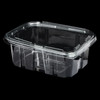 Victoria Bay Deli Container Hinged 32 OZ RPET Clear Tamper-Evident 100 Count/Pack 2 Packs/Case 200 Count/Case