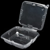 Victoria Bay Deli Container Hinged 35 OZ RPET Clear Tamper-Evident 90 Count/Pack 2 Packs/Case 180 Count/Case