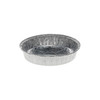 Take-Out Container Base 8.4X1.7 IN Aluminum Silver Round Hemmed Edge Grease Resistant 300/Case