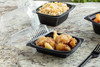 Lid Dome 5.90625X4.90625X1 IN OPS Clear Rectangle For 8-12 OZ Deli Container 252/Case