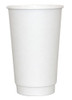 Hot Cup 16 OZ Double Wall Poly-Coated Paper 3.4MIL 500/Case