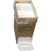 Take-Out Container Hinged With Dome Lid 9X6.5X1.6 IN Polystyrene Foam White Rectangle Shallow 150/Case
