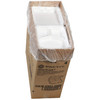 SmartLock® Take-Out Container Hinged With Dome Lid 9X9.3X3.3 IN 3 Compartment Polystyrene Foam White Square 150/Case