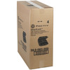SmartLock® Take-Out Container Hinged With Dome Lid 9X9.5X3.3 IN 3 Compartment Polystyrene Foam Black Square 150/Case