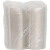 Lid Flat 5.5X5.5X0.75 IN RPET Clear Square For 8-12-16 OZ Container 504/Case