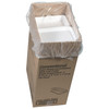 Take-Out Container Hinged With Dome Lid 9.2X6.5X1.3 IN Polystyrene Foam White Rectangle 150/Case