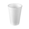 Cup 16 OZ Polystyrene Foam White 500/Case