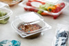 Take-Out Container Hinged With Dome Lid 5.8X6X3 IN OPS Clear Square 500/Case