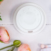 Dart® Lid Dome 3.9X0.9 IN HIPS White For 12-24 OZ Hot Cup Cappuccino Sip Through 100 Count/Pack 10 Packs/Case