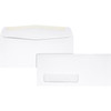 Quality Park® Envelope #10 9.5X4.125 IN White Paper Adhesive Viewing Window 24# Wove 500 Count/Box