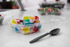 Take-Out Container Hinged With Dome Lid 6X6X3 IN PLA Clear Square 500/Case