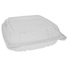 Take-Out Container Hinged 9.2X8.9X3.1 IN OPS Clear Square 200/Case