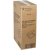 Take-Out Container Hinged With Dome Lid Medium (MED) 8.4X8X3 IN 3 Compartment Polystyrene Foam White Square 150/Case