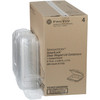 Sandwich Take-Out Container Hinged With Dome Lid Small (SM) 5.7X6X3.1 IN OPS Clear Square 500/Case