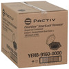 Take-Out Container Hinged 6X3 IN OPS Black Clear Hexagon 120/Case