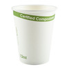 PrimeWare® Cup 12 OZ Paperboard White Freezer Safe Microwave Safe Double Wall 500/Case