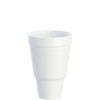 Dart® J Cup® Cup Easy to Hold 32 FLOZ EPS White Assorted Sizes Insulated 25 Count/Pack 20 Packs/Case 500 Count/Case