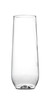 Renaissance Cup Stemless Champagne Flute 10 OZ Plastic Clear 64/Case