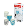 Cold Cup 3 OZ Coated Paper 4 Designs 2400/Case