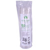 Greenware® Lid Dome 4X0.8 IN PLA Clear For 16-24 OZ Cold B-Size Cup Sip Through 1000/Case