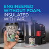 Dixie® Perfect Touch Hot Cup Insulated 12 OZ Double Wall Poly-Coated Paper Multicolor Coffee Haze 1000/Case
