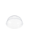Solo® Lid Dome 3.66X1.625 IN PET Clear For 12-24 OZ Cold Cup With Hole Freezer Safe 100 Count/Pack 10 Packs/Case